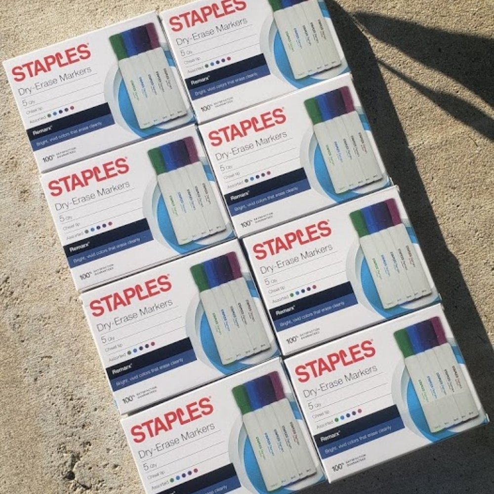 40 Dry Erase Markers 5 colors $24 for all
